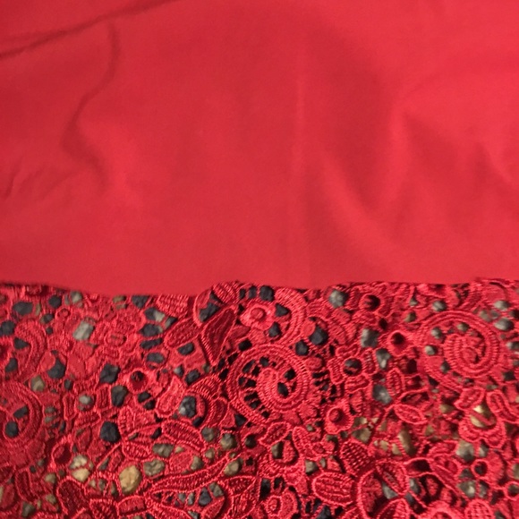 ML Monique Lhuillier Off The Shoulder Lace Dress New With Tag Size 10 - Picture 15 of 16